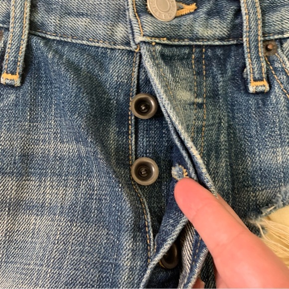 Agolde Womens parker distressed pocket raw
Hem jean shorts 25 - Picture 4 of 10